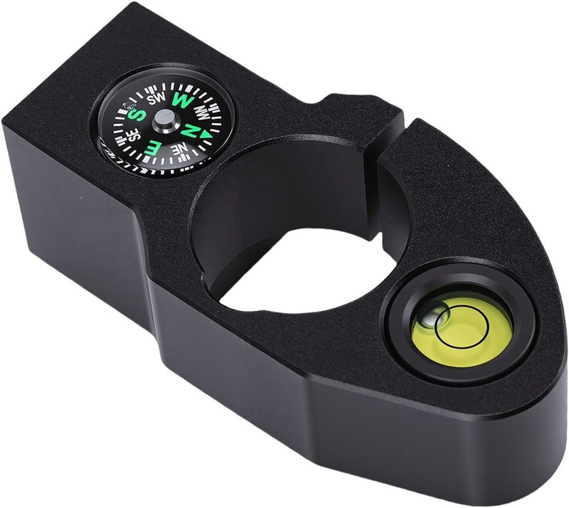 Luocute Tower Ruler Bubble Levels, Heavy Duty Aluminum Alloy with Circular Hole for 32mm Diameter Measuring Rods, Compatible with Surveying Strong Construction - Image 1
