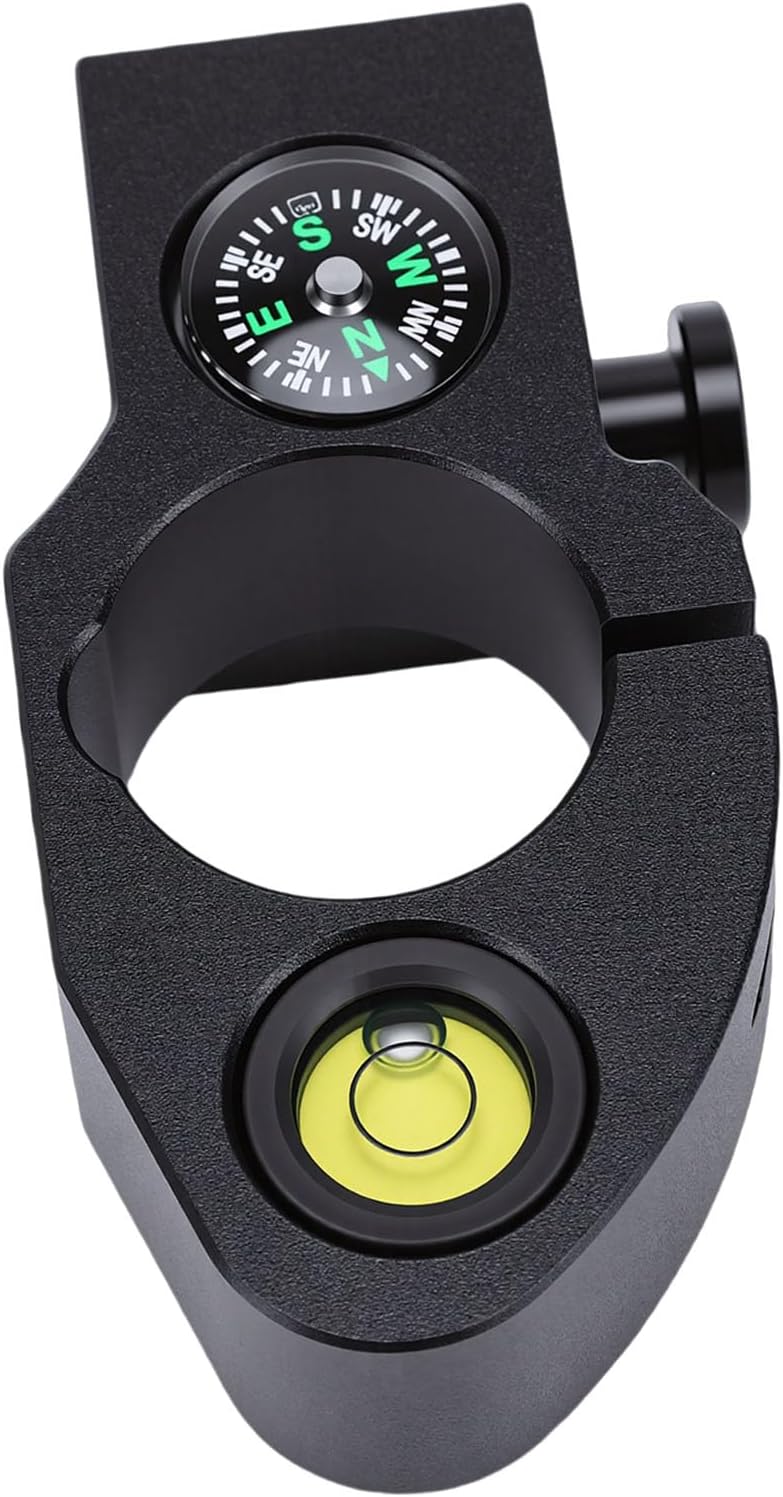 Luocute Tower Ruler Bubble Levels, Heavy Duty Aluminum Alloy with Circular Hole for 32mm Diameter Measuring Rods, Compatible with Surveying Strong Construction - Image 5