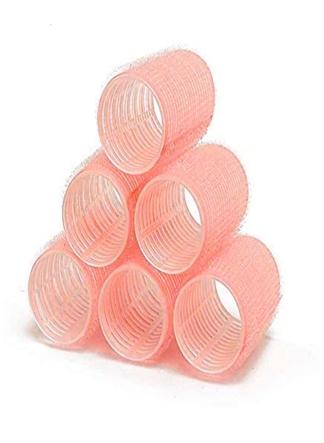 Scarlet Line Professional Hair Curling Rollers - Hairdressing Self Grip Plastic Curlers for Home and Salon Use - Image 1