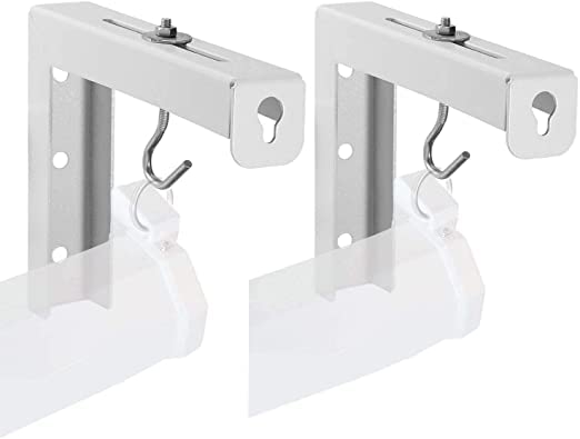 Spline Universal Projector Screen Wall Mount Brackets/Stand, 12- Inches Adjustable, Brackets/Hanger, 31 kg Weight Capacity, White - Image 1