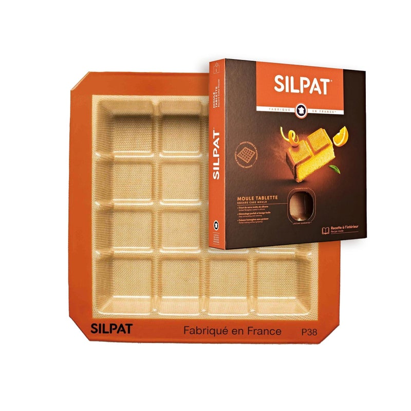 Silpat The Original Square Tablette Mold  16 Portions