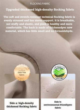 Deluxe king size inflatable mattress (with built-in pump), 198cm*152cm extra wide inflatable mattress, suitable for home, camping, travelling, formaldehyde free! - view 5