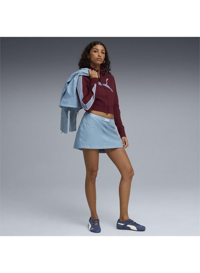 PUMA FUTURE.PUMA.ARCHIVE T7 Slim Cropped Track Jacket Women - Image 3