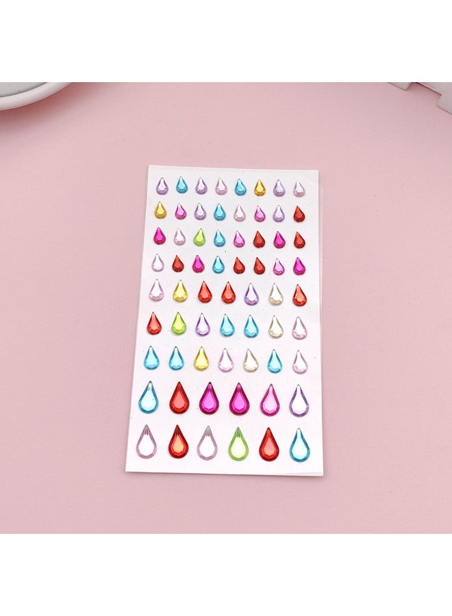 Explosions DIY Acrylic Diamond Sticker Photo Frame Decorative Sticker Accessories Material Closed Bag Water Drops Love Piece-Specifications Support Image Upload:42 8MM Round Drills-purple - Image 5