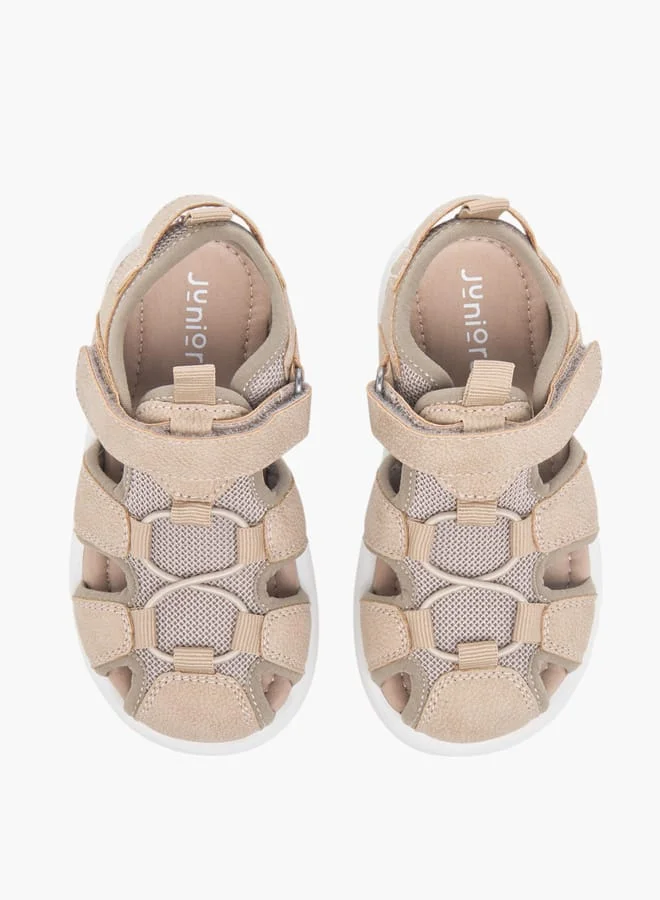 جونيورز صنادل صيادين للأولاد بنقوش مع إغلاق بشريط لاصق من تشكيلة رمضان