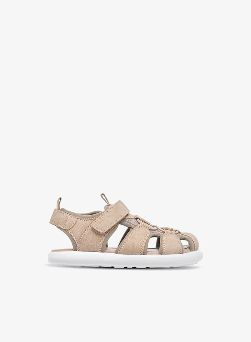 جونيورز صنادل صيادين للأولاد بنقوش مع إغلاق بشريط لاصق من تشكيلة رمضان