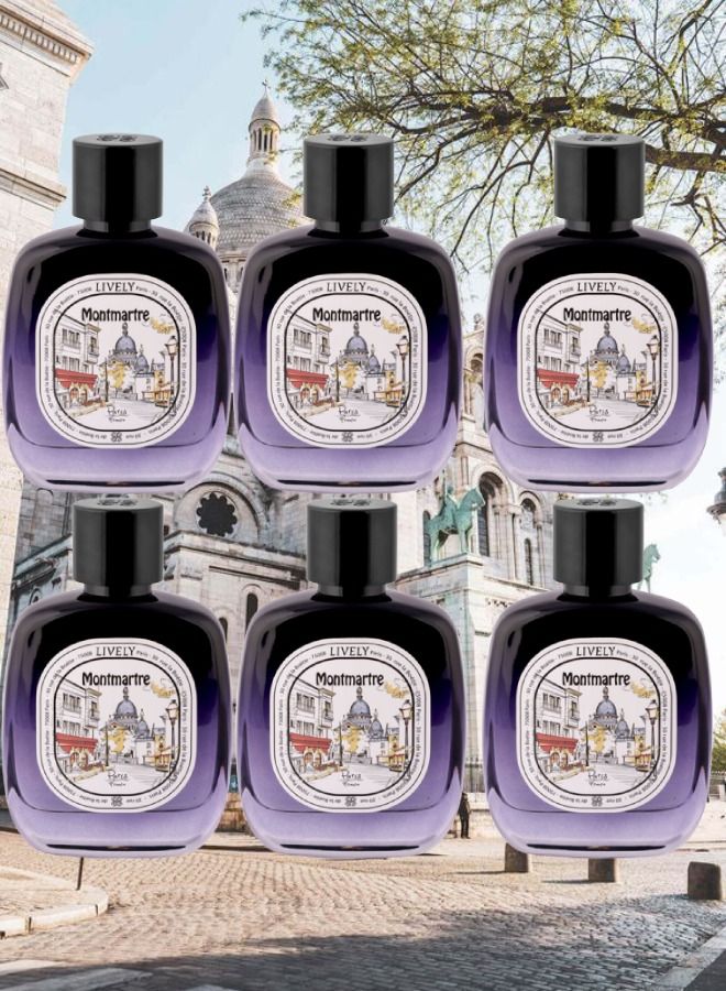 Lively 6 Pieces Montmartre Perfume 100ml EDT - Image 1
