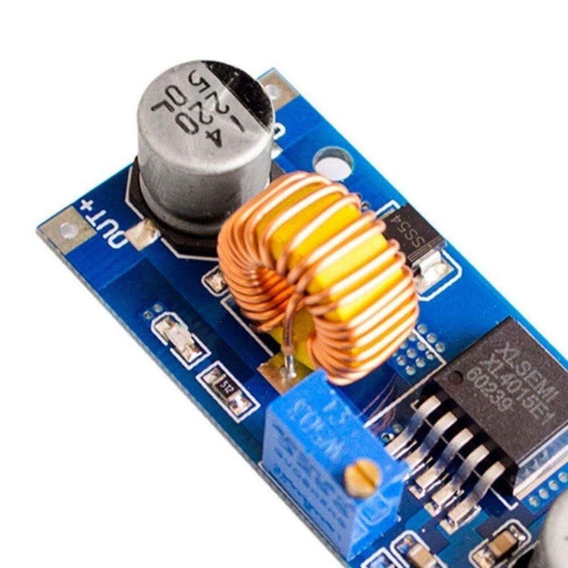 REES52 REES52 Xl4015 E 5 A 438 V Dc Dc Step Down Adjustable Power Supply Module with Heat Sink xl4015 5a Power Supply Step Down Module xl4015 dc Adjustable Buck Converter - Image 4
