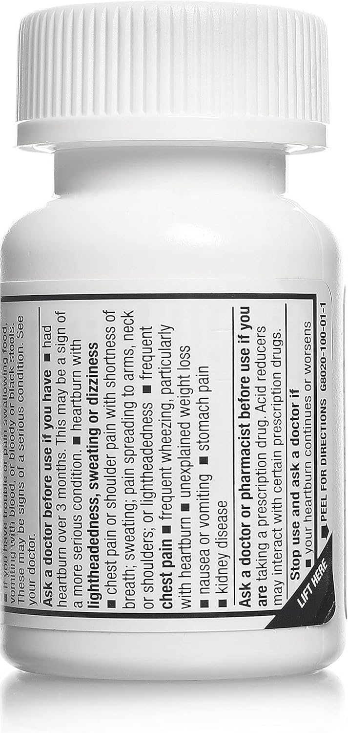 WELMATE Famotidine 20 mg 100 Count Tablets Acid Reducer - Image 3