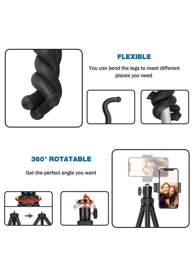 ELTRAZONE Womdee Flexible Cell Phone Tripod with Wireless Remote and Universal Clip - Image 4