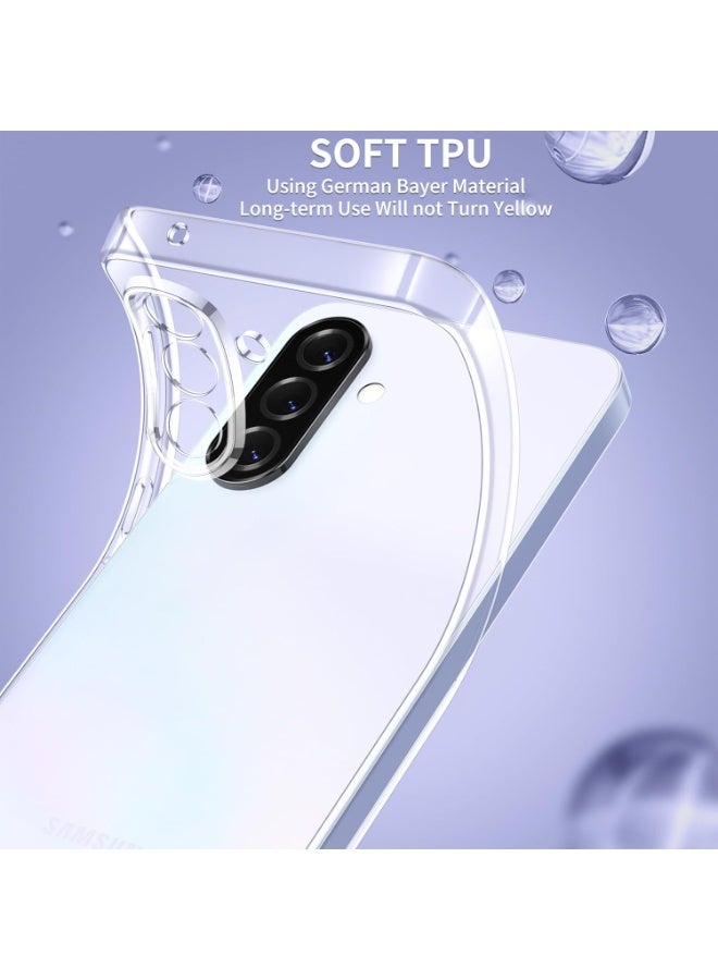 Samsung Galaxy A57 5G Clear Case Soft Flexible TPU Shockproof Transparent Back Cover Compatible for Samsung Galaxy A57 - Image 5