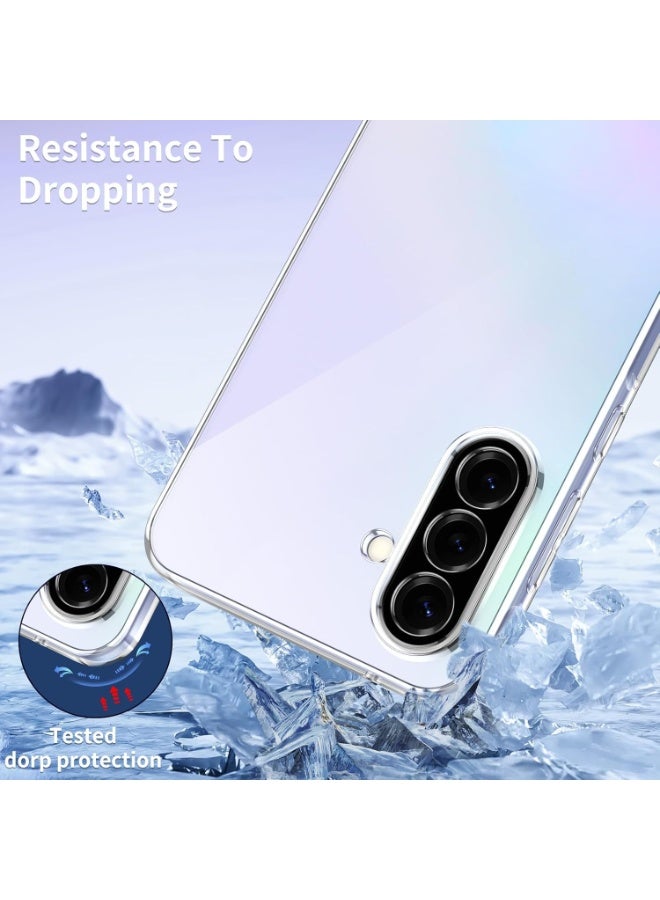 Samsung Galaxy A57 5G Clear Case Soft Flexible TPU Shockproof Transparent Back Cover Compatible for Samsung Galaxy A57 - Image 2