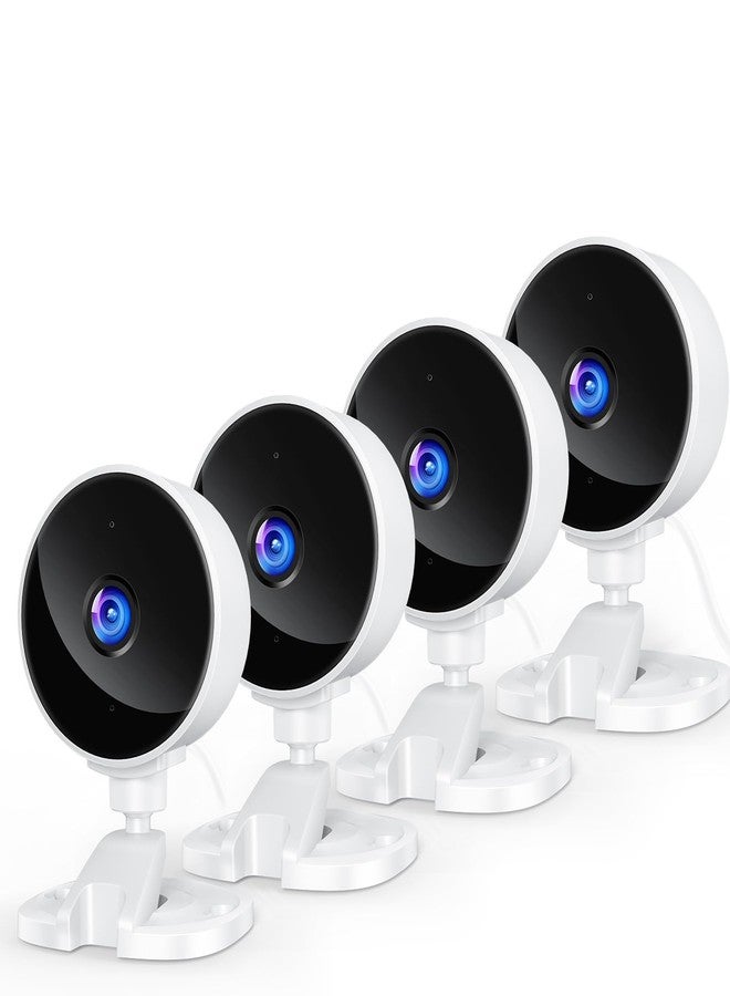 YOTON 1080P Indoor Security Camera for Baby Monitor, Pet Camera with Night Vision, 2-Way Audio, Motion Detection, Cloud & SD Card Storage, Easy Setup, Works with Alexa & Google Assistant (4 Pack) - Image 1