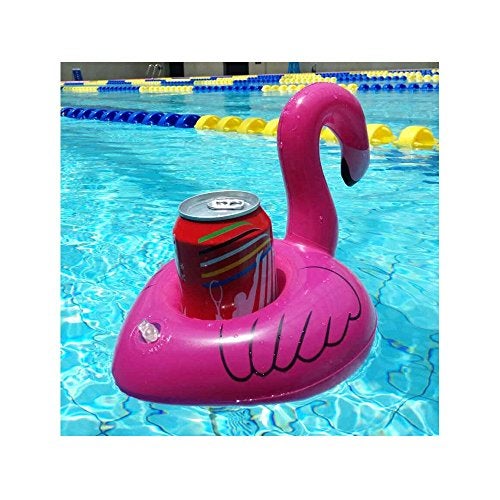 BFU Thicken Inflatable Flamingo Drink Holders, Inflatable Flamingo Coasters (8 Pieces), Pink - Image 5