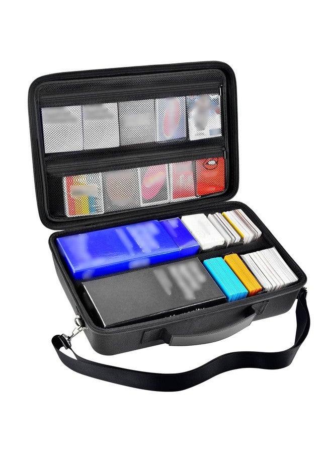 ALLPRIMO ALLPRIMO Trading Card Case Storage Box for 2700+ Cards. Deck Boxes Travel Organizer Holder Compatible with TCG/for Topps Baseball Sports/for C.A.H/for UNO/for MTG/for Yu-Gi-Oh Games -Black  - Image 1