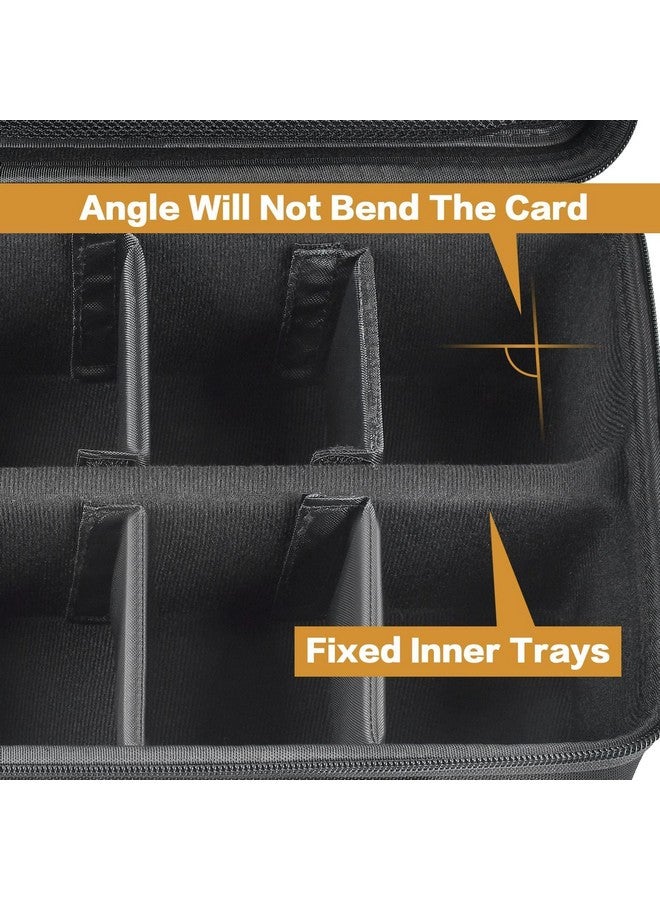 ALLPRIMO ALLPRIMO Trading Card Case Storage Box for 2700+ Cards. Deck Boxes Travel Organizer Holder Compatible with TCG/for Topps Baseball Sports/for C.A.H/for UNO/for MTG/for Yu-Gi-Oh Games -Black  - Image 4