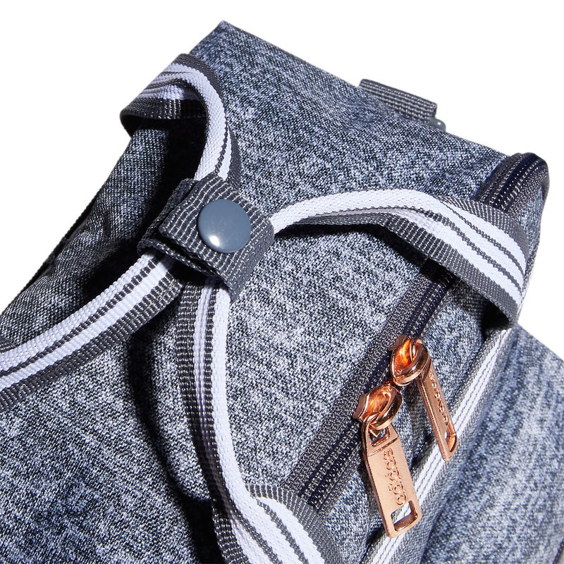 اديداس حقيبة غداء معزولة من أديداس سكواد، لون رمادي جيرسي أونيكس/ذهبي وردي، مقاس واحد - Image 4