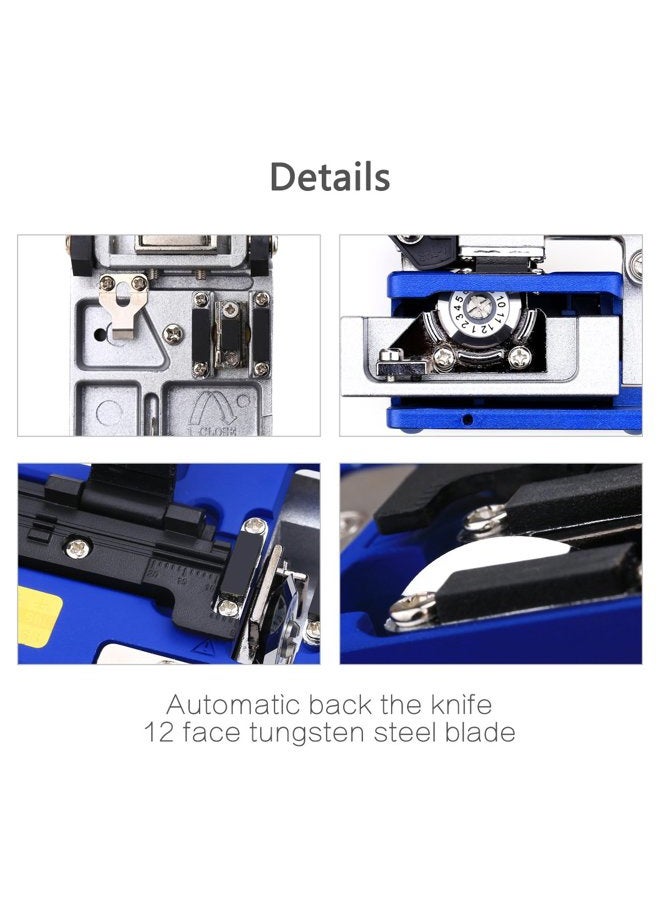 KELUSHI Optical Fiber Tool Kit Cold Connection tool Optical Fiber Stripping Cleaver for SUMITOMO with 36000 Cleaves and Fiber Optic Drop Cable Fiber Stripper CFS-2 Double Port Hole - Image 5
