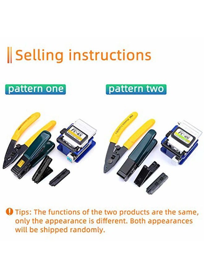 KELUSHI Optical Fiber Tool Kit Cold Connection tool Optical Fiber Stripping Cleaver for SUMITOMO with 36000 Cleaves and Fiber Optic Drop Cable Fiber Stripper CFS-2 Double Port Hole - Image 3