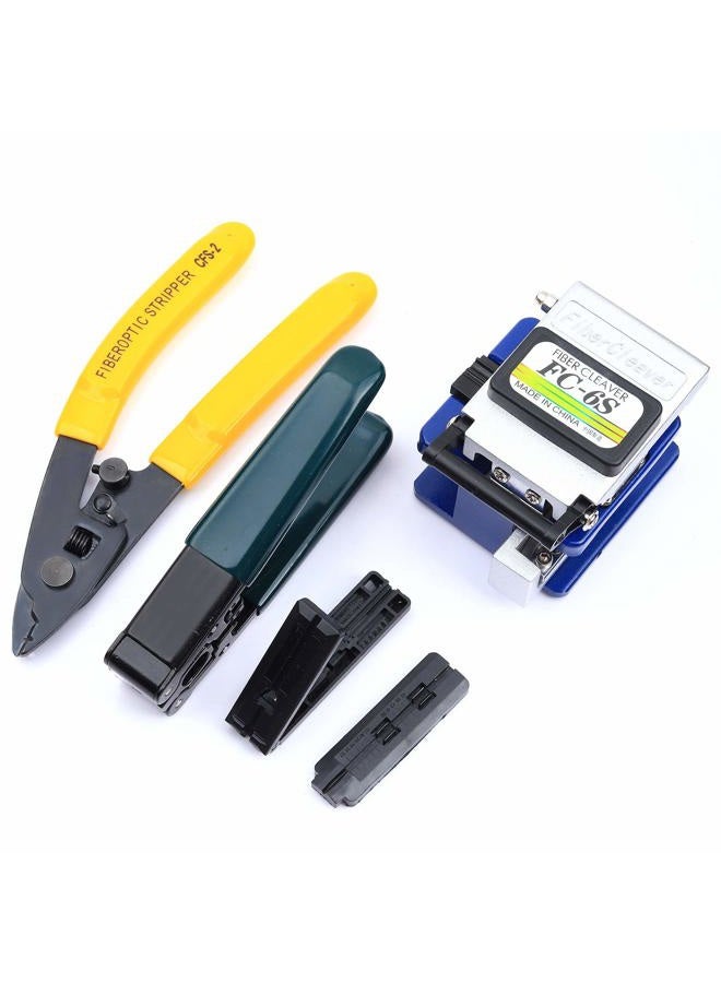 KELUSHI Optical Fiber Tool Kit Cold Connection tool Optical Fiber Stripping Cleaver for SUMITOMO with 36000 Cleaves and Fiber Optic Drop Cable Fiber Stripper CFS-2 Double Port Hole - Image 2
