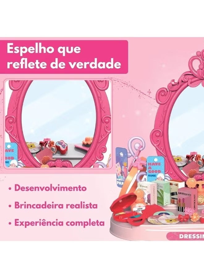 فاميلي طاولة تسريحه بناتي 46 قطعة 18-2975193 - Image 2