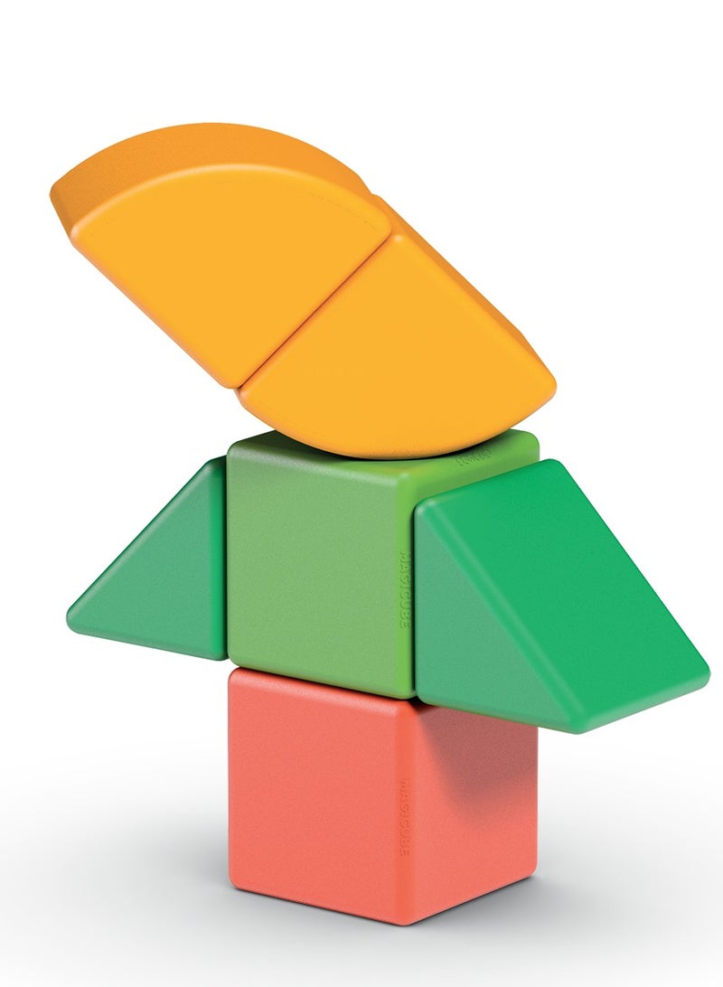 Geomag Magicube  Magnetic Cubes Starter Set 6pcs Magnet Toys Building Construction for Children STEM Creativity Imagination, Recreational Conventional Educational Made in Switzerland 1Y+ - Image 3