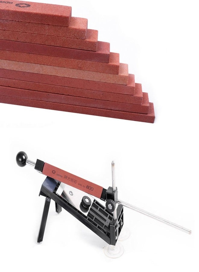 CBRIGHT 10pcs Sharpening Stone Set-10 Grit Assorted Sizes Whetstone Sharpener Polishing Honing Stone Kit 120#,150#,180#,220#,240#,320#,400#,600#,800#,1000#(5.9x0.47x0.24Inch) - Image 5