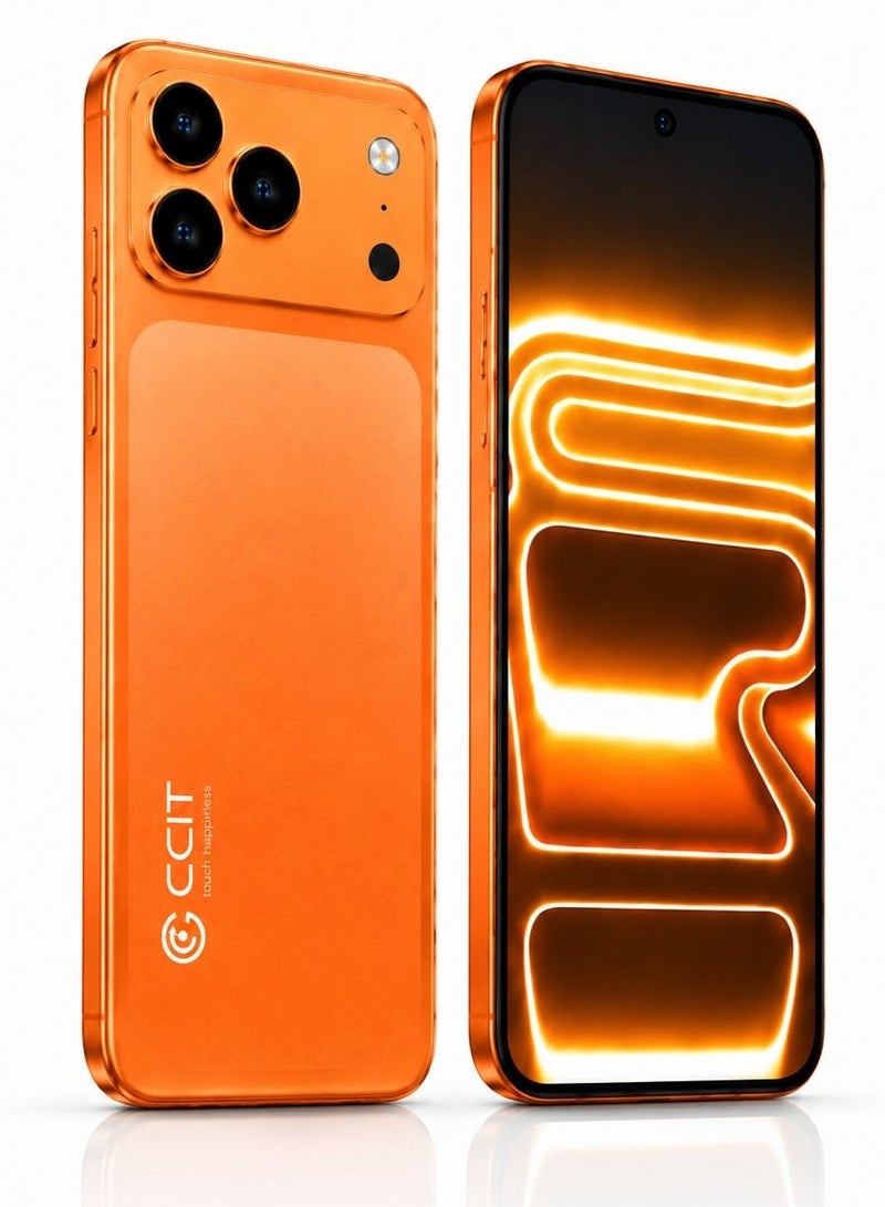 سي سي اي تي هاتف ذكي CCIT  M17 PRO MAX  شاشةFHD+ 7.2 بوصة بطارية 6000 مللي أمبير ثنائي الشريحة  برتقالي - Image 1