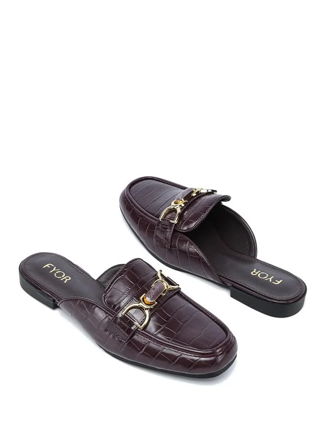 Fyor  Stylish Chain-Detail Flat Sandal AJ 009 for Women | Best Price UAE