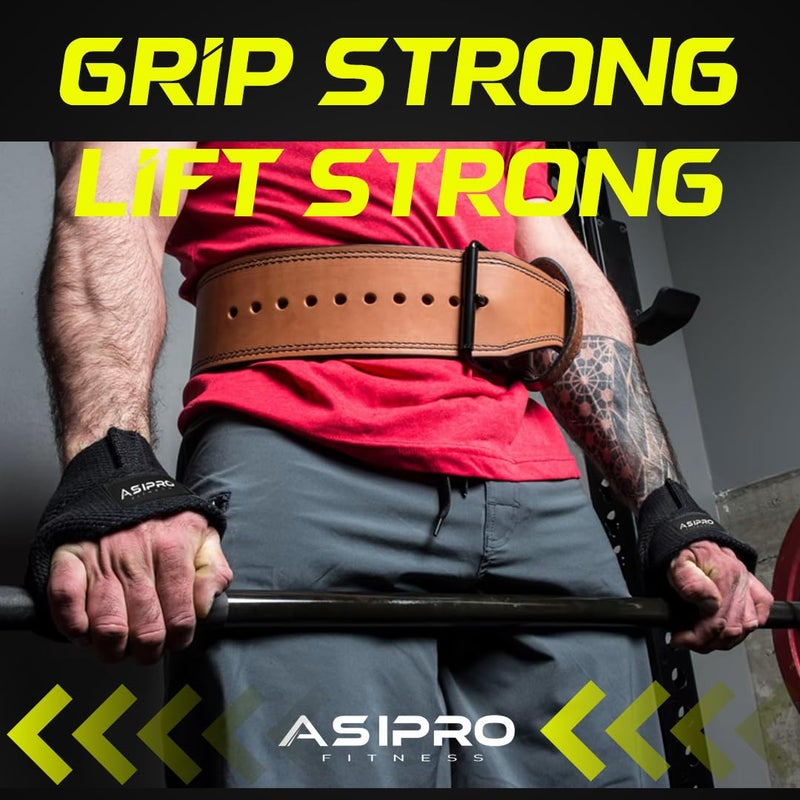 ASIPRO Figure 8 Lifting Straps Gym Padded for Men & Women Gym Deadlift Strap for Weightlifting, Strongman, & Cross Training Heavy Duty Lifting Strap Figure 8 Straps - Image 4