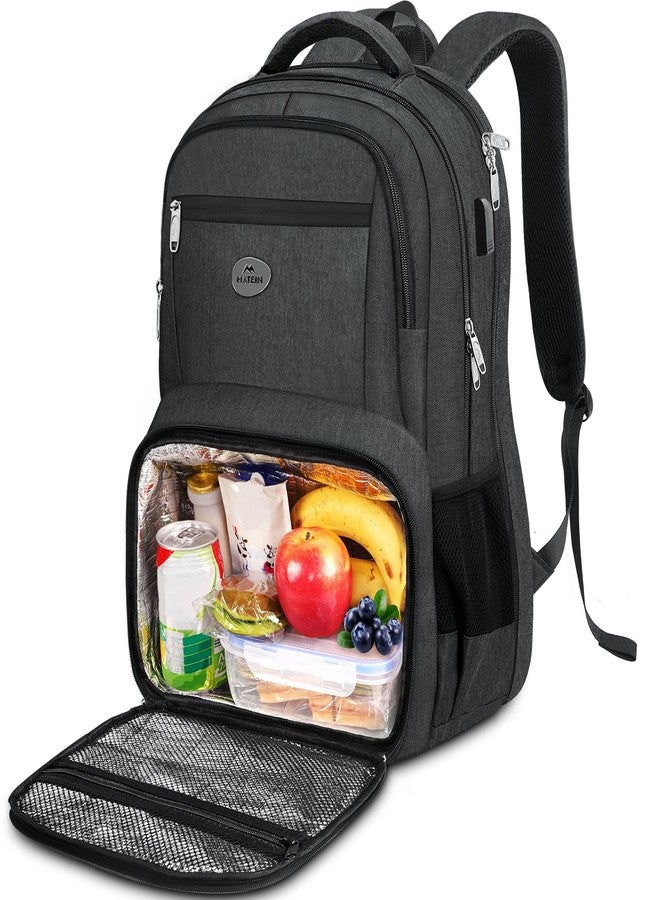 MATEIN 18 Inch Backpack for Men, Extra Large Work Backpack with Lunch Compartment, Water Resistant Insulated Cooler Computer Bag with USB Charging Port, Sturdy Padded Carry On Laptop Daypack for Picnic - Image 1