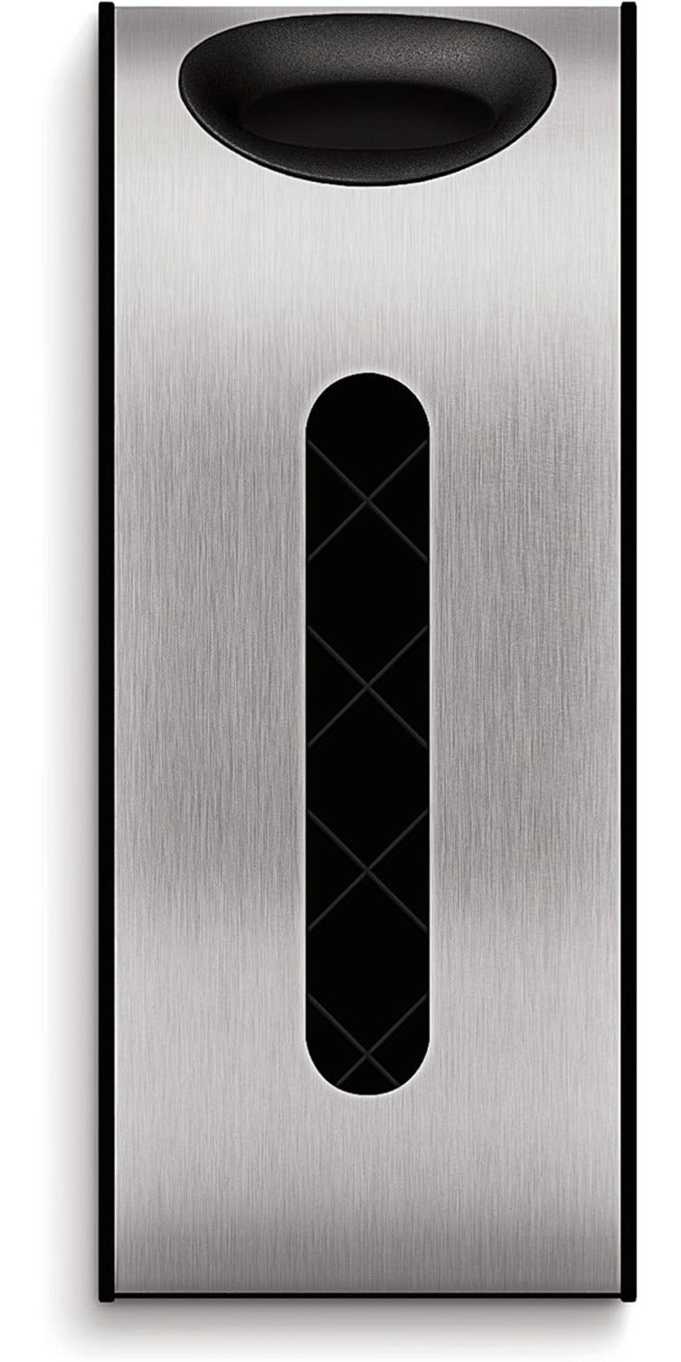 simplehuman Wall-Mount Grocery Bag Dispenser, Brushed Stainless Steel - Image 4