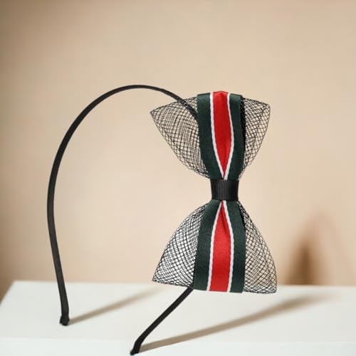 ACCESSHER Casual Wear Women Hairband With Net Bow For Girls And Women,Multicolor - Image 1