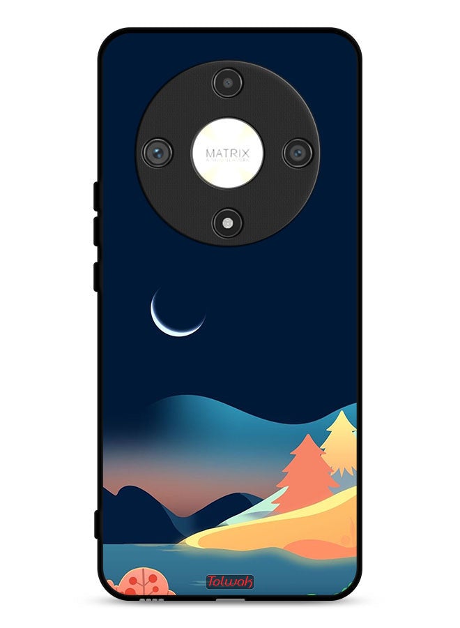 Tolwak Honor X9b 5G Protective Case Cover Moon Abstract Drawing Art - Image 1