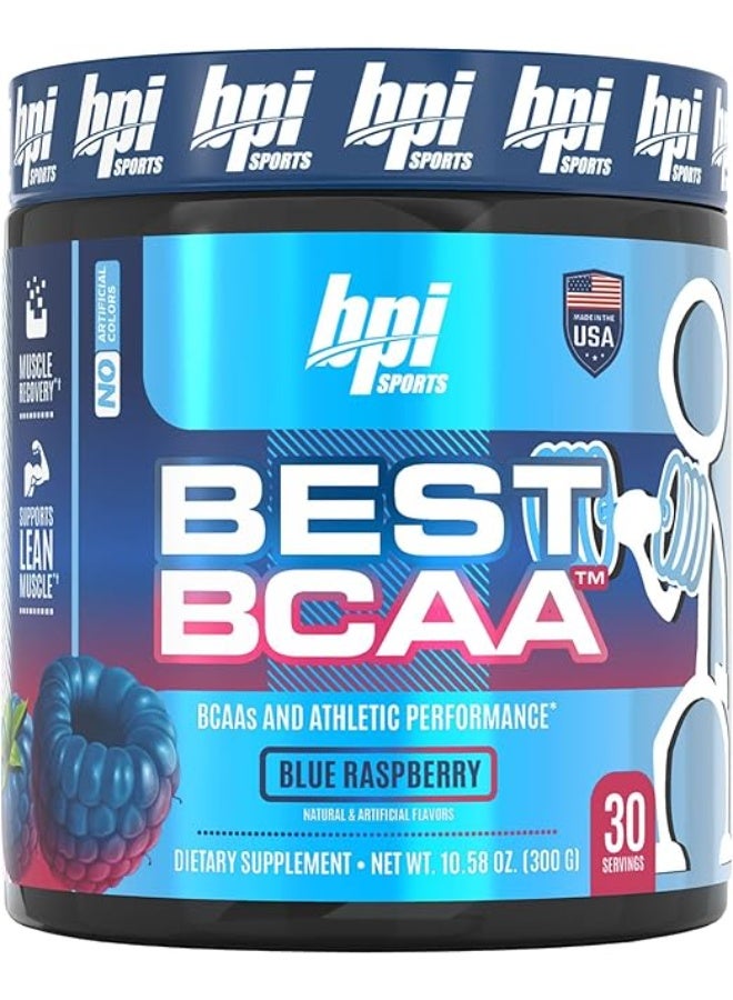 BPI SPORTS BPI Best BCAA 30serve Blu Raspberry 300G - Image 1