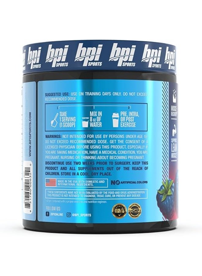 BPI SPORTS BPI Best BCAA 30serve Blu Raspberry 300G - Image 2