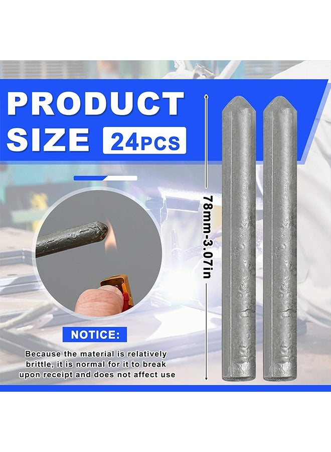 YALONG 15PCS Low Temperature Universal Welding Rod Metal Easy Melt Welding Rods Sticks Low Melt Solder Pipe Welding Tools Electrode Aluminum Rod for Aluminum Stainless Steel Iron  - Image 3