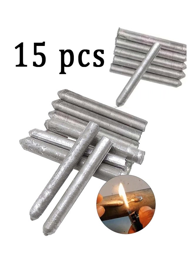 YALONG 15PCS Low Temperature Universal Welding Rod Metal Easy Melt Welding Rods Sticks Low Melt Solder Pipe Welding Tools Electrode Aluminum Rod for Aluminum Stainless Steel Iron  - Image 1