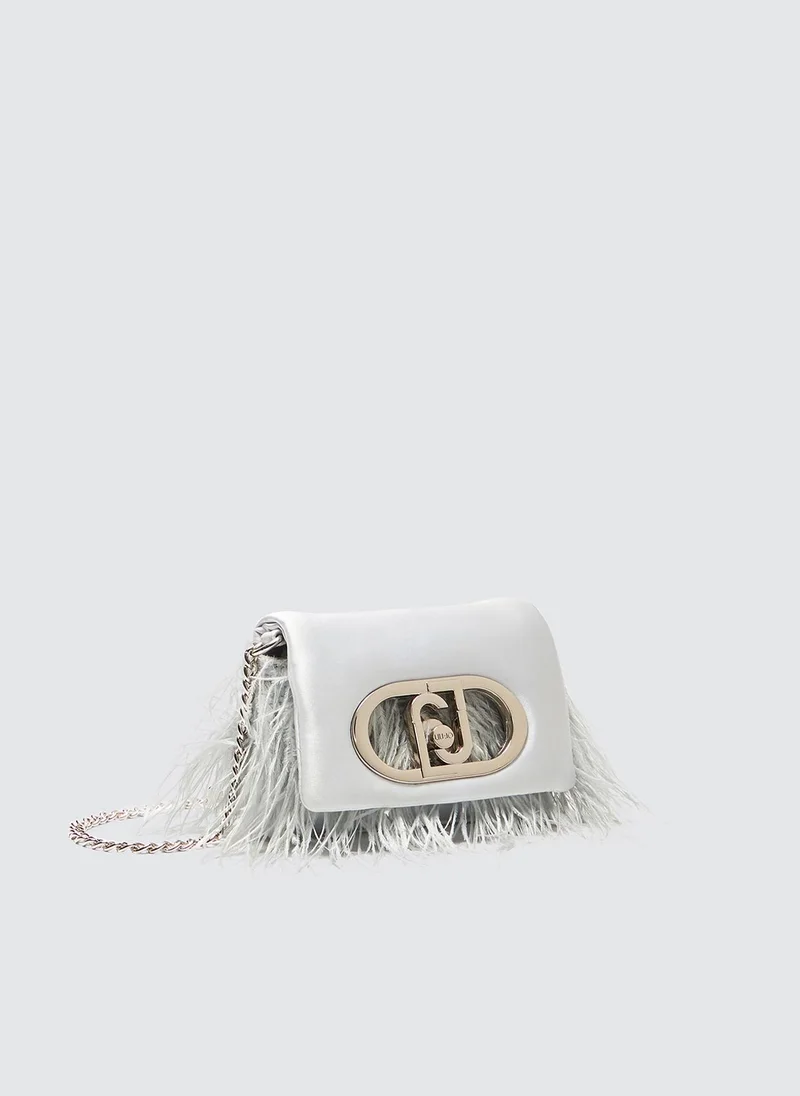 Liu Jo LaPuffy bag with feathered detailing