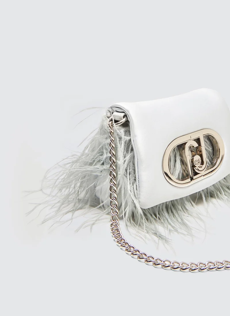 Liu Jo LaPuffy bag with feathered detailing