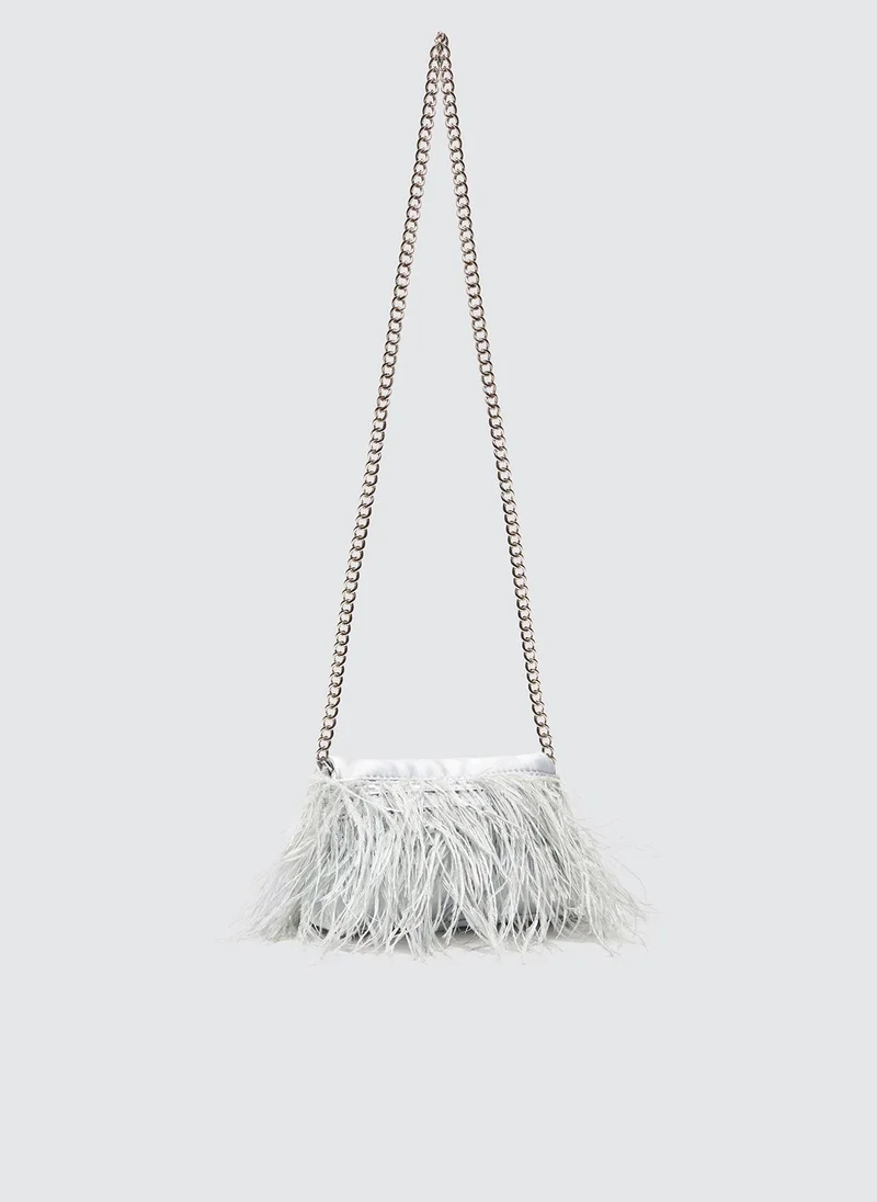 Liu Jo LaPuffy bag with feathered detailing