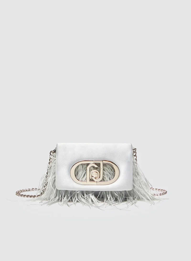 Liu Jo LaPuffy bag with feathered detailing