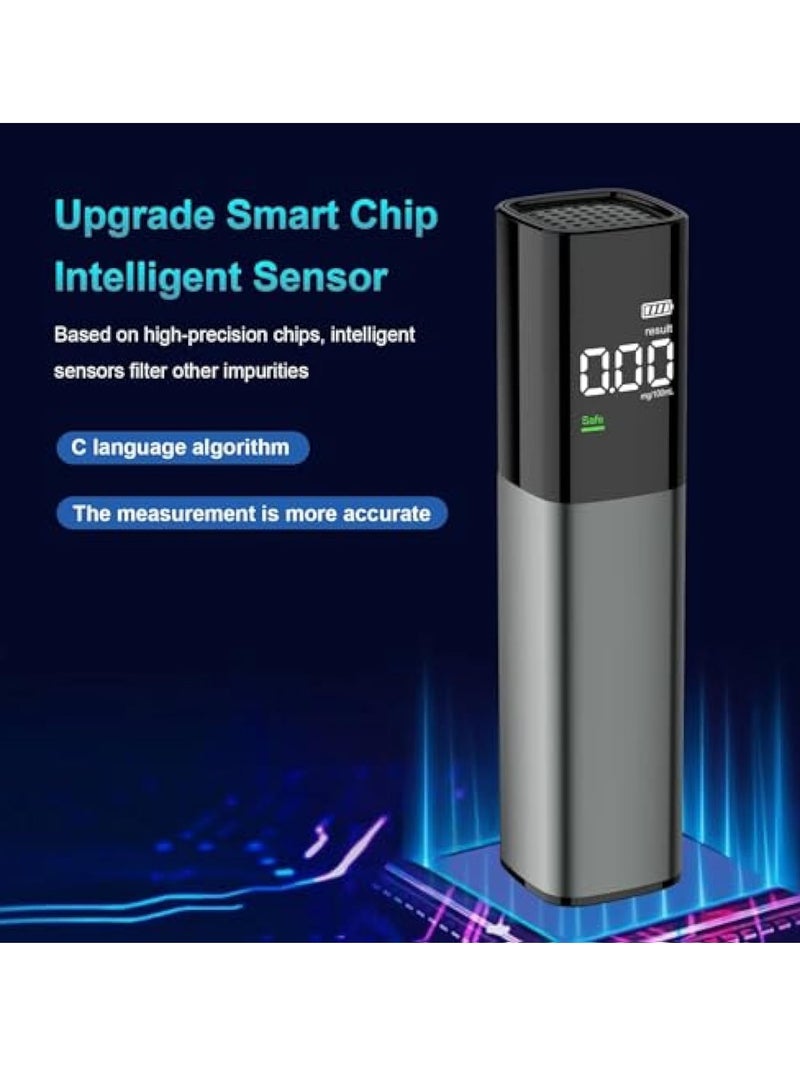 KASTWAVE Professional Breathalyzer, Portable Breathalyzer for Alcohol, Portable Breath Alcohol Tester for Personal & Professional Use with LCD Display, Non-Contact Breathalyzers - Image 2