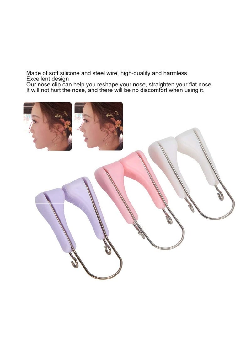 Sisily 3PCS Nose Shrinker, Nose Shaper Clip Nose Lifter Nose Beauty Up Lifting Tool Nose Shaper Clip For Nose Uplifting And Shaping for Women - Image 3