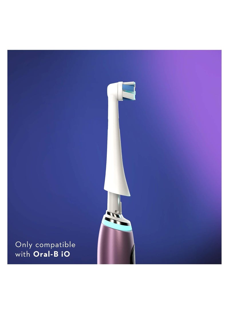 Oral-B iO Ultimate Clean Replacement Brush Heads, White, 2 Count, iO RB CW-2