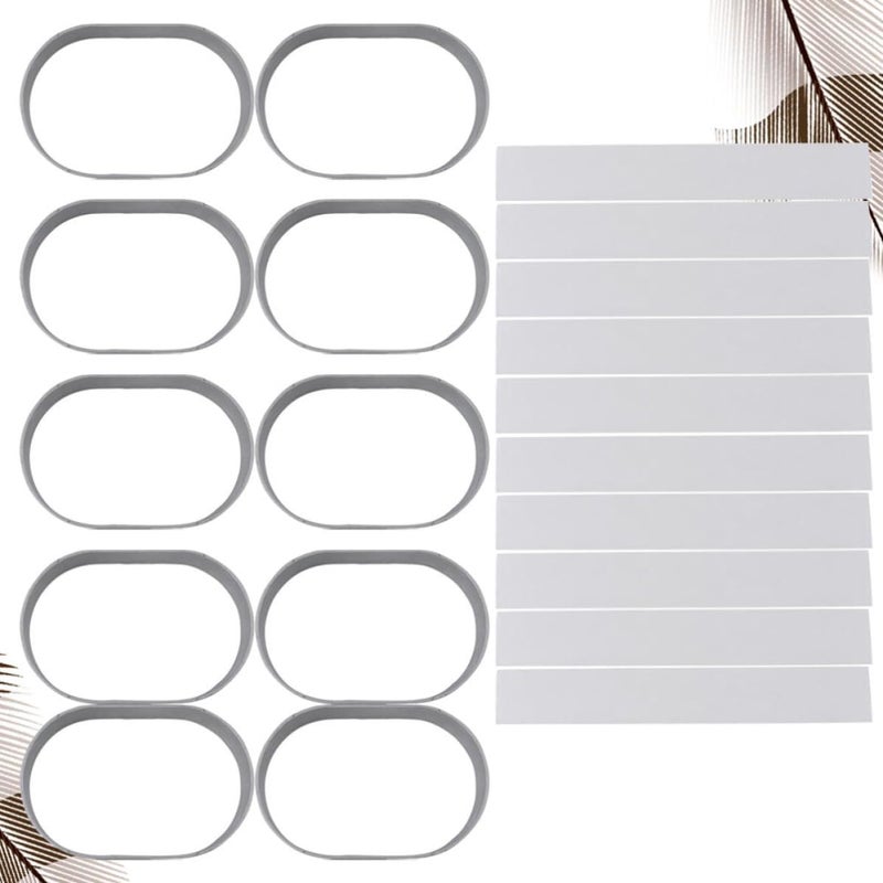 PRETYZOOM 110pcs Stainless Steel Cheese Mold Set for Professional Cake Shop Baking and Biscuit Making, Environmental Friendly Sturdy Chocolate and Cake Mould Baking Tool - Image 5