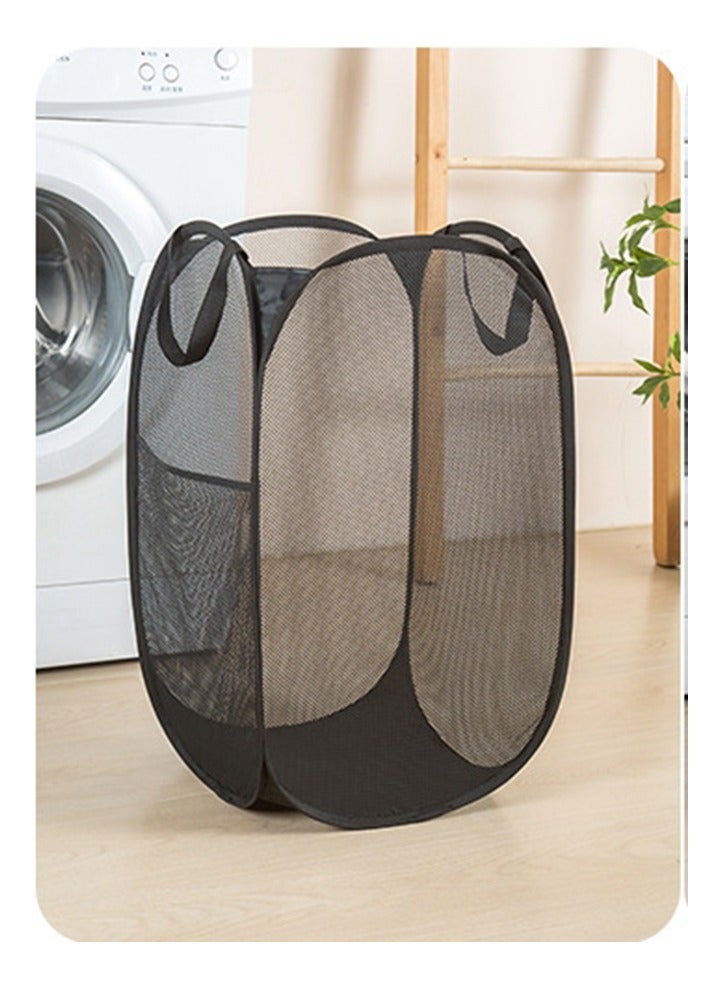 Beauenty Mesh Laundry Basket Black - Image 3