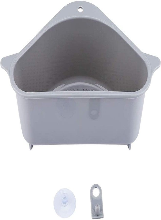 AMDROZ Sink Strainer Rack Kitchen Triangle Sink Strainer Drain Vegetable Drainer Sponge Rack Pack of 2 - Image 1