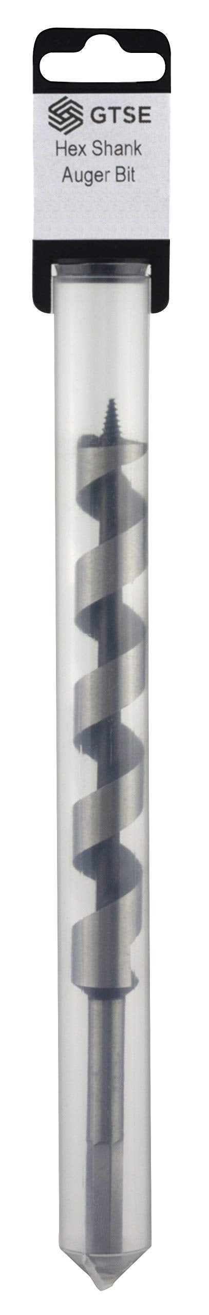 GTSE GTSE 22mm x 235mm Auger Hex Shank Drill Bits, Cuts Shallow and Deep Holes in Wood  - Image 2