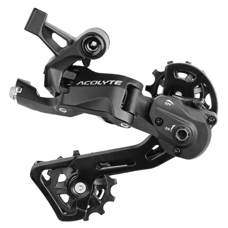 microSHIFT | Acolyte Rear Derailleur | 8 Speed | Medium Cage | with Spring Lock Chain Retention - Image 2